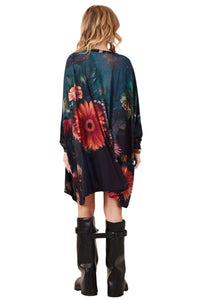 Bata Ampla Com Pedrinhas Estampa Exclusiva De Elefante Yacamim S8