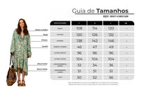 Chemise Midi Verde Estampado Yacamim L3