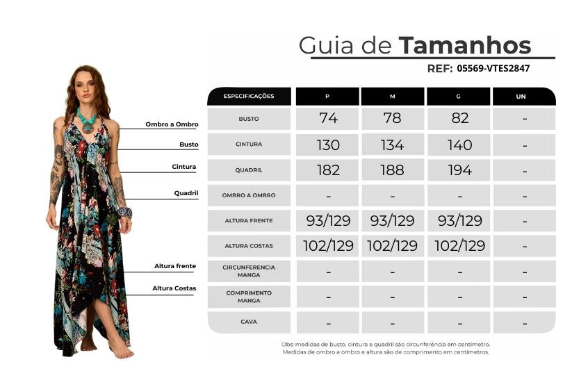 Vestido Longo Frente Única Preto Estampa Paisley Yacamim D27