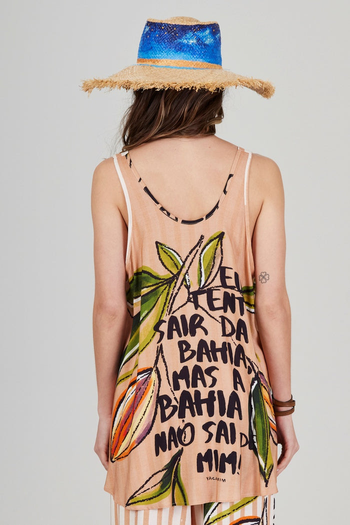 Bata Ampla Cacau Coleção Bahêa Yacamim Q10