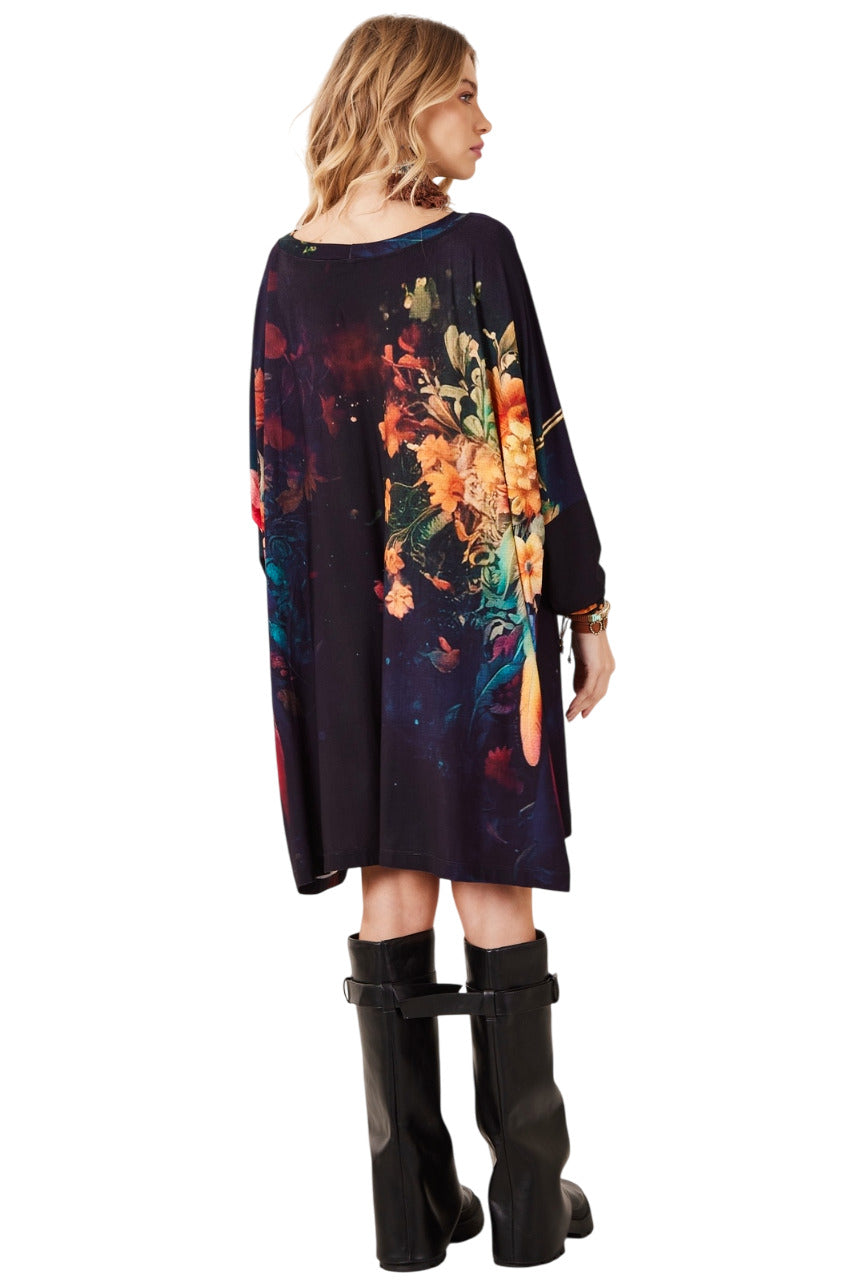 Bata Ampla Com Pedrinhas Estampa Exclusiva Filtro Dos Sonhos Yacamim S4