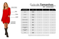 Blusa Básica Alongada De Dedinho Vermelha Yacamim B10 Liso