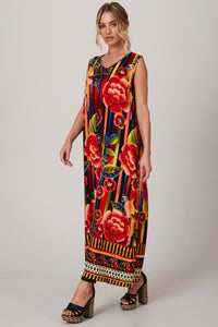 Macacão Midi Regata Estampado Yacamim O1