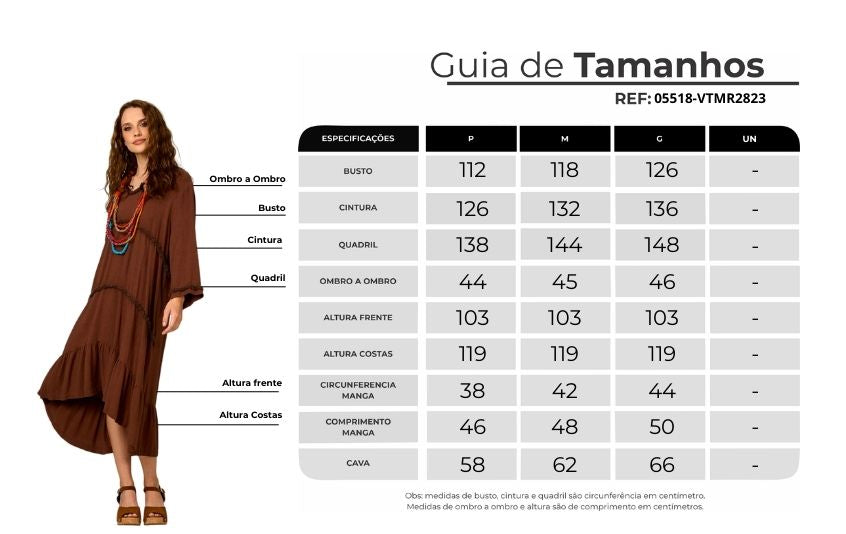 Vestido Midi De Viscolinho Com Babados Marrom Escuro Yacamim E16