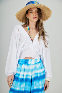 Bata Cropped Ombro A Ombro Branca Coleção Bahêa Yacamim R2