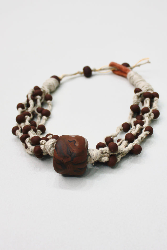 Colar Artesanal De Cordas Coloridas Yacamim #379