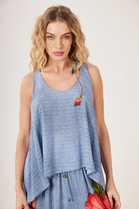 Regata Mullet Azul Yacamim A35