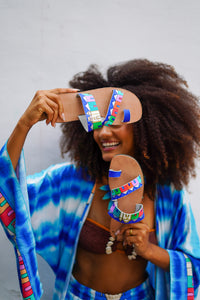 Sandália Rasteira De Couro Arraial Coleção Bahêa Yacamim #546