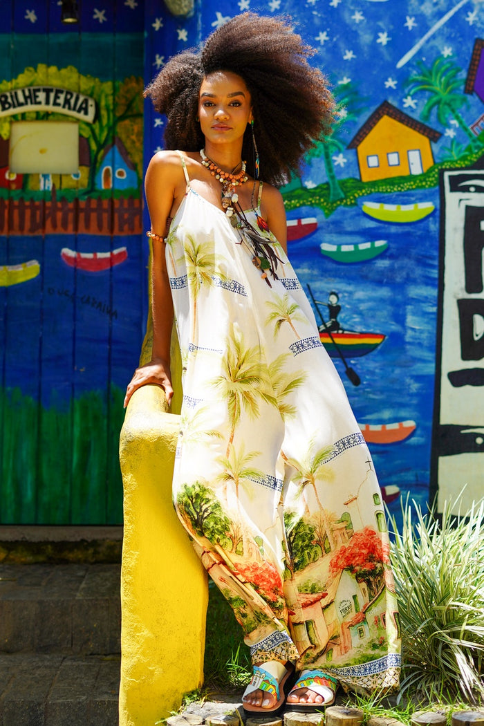 Macacão Pantalona Arraial D''ajuda Coleção Bahêa Yacamim R1