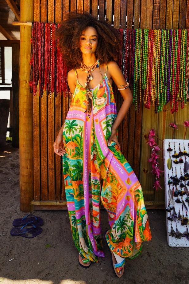 Macacão Longo Auê Coleção Bahêa Yacamim R4