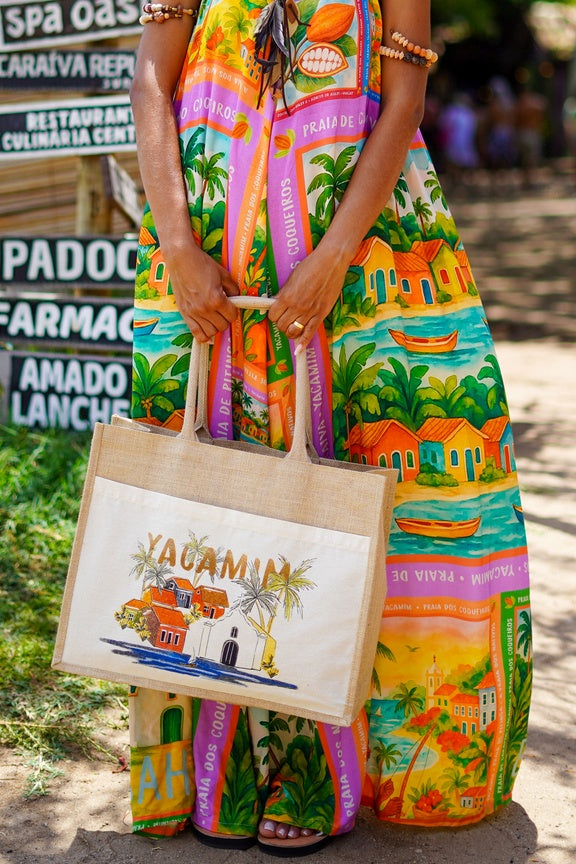 Ecobag Bege Coleção Bahêa Yacamim #609