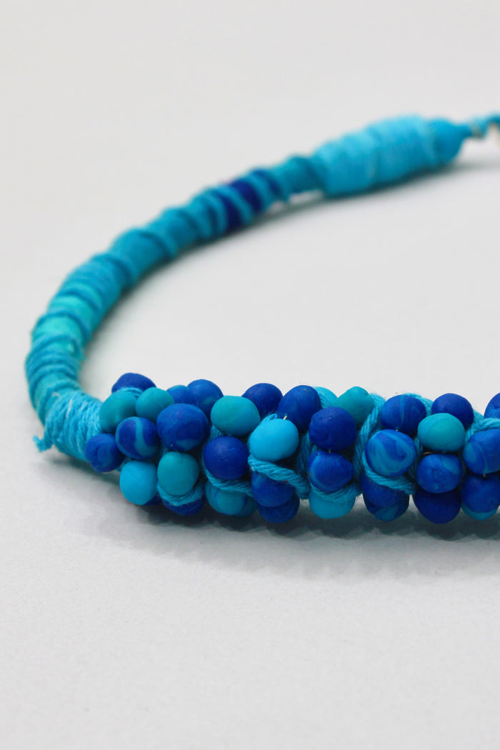 Colar Artesanal De Cordas Coloridas Yacamim #388