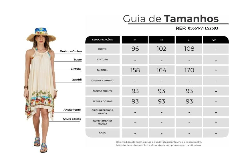 Vestido Curto Nadador Bege Estampado Coleção Bahêa Yacamim R8