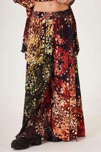 Calça Saruel Pantalona Estampa Digital De Batik Yacamim I10