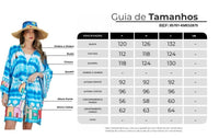 Kimono Curto Azul Estampado Coleção Bahêa Yacamim R6