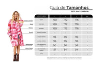 Chemise Ampla Estampa Love Rosa Tie Dye Yacamim L4