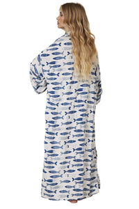 Chemise Longo Estampado Coleção Pira Omomba''e Yacamim K1