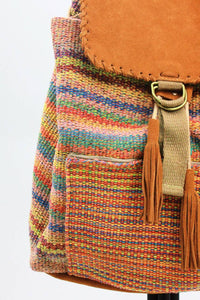 Mochila De Tear Grande Caramelo Yacamim #463