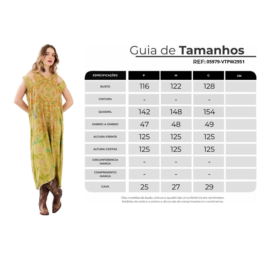 Vestido Midi Verde Patchwork Yacamim E28