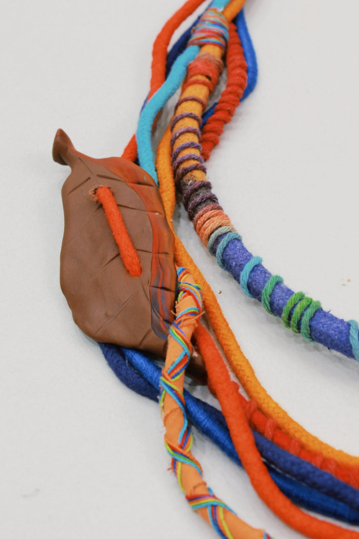 Colar Artesanal De Cordas Coloridas Yacamim #600