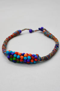 Colar Artesanal De Cordas Coloridas Yacamim #393