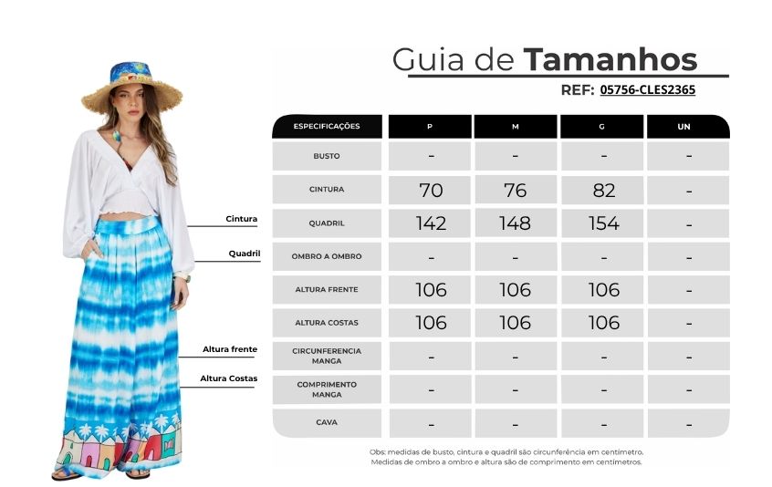 Calça Pantalona Saruel Oxente Coleção Bahêa Yacamim Q2