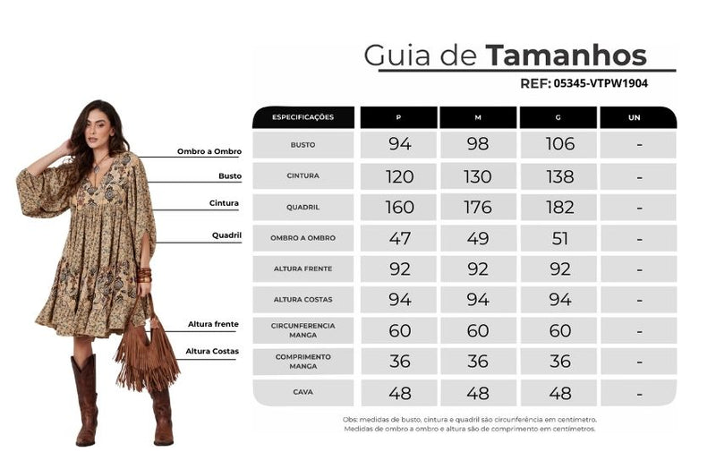 Vestido Curto Marrom Claro Patchwork Yacamim E26