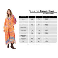 Kaftan Midi Com Decote Em V Yacamim I4