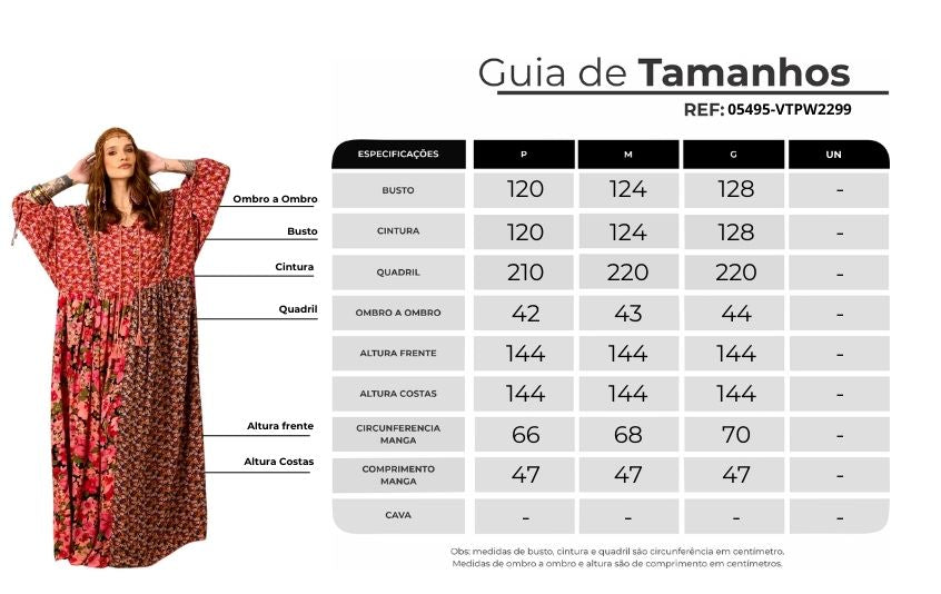 Vestido Longo Amplo Rosa Estampado Patchwork Yacamim D7