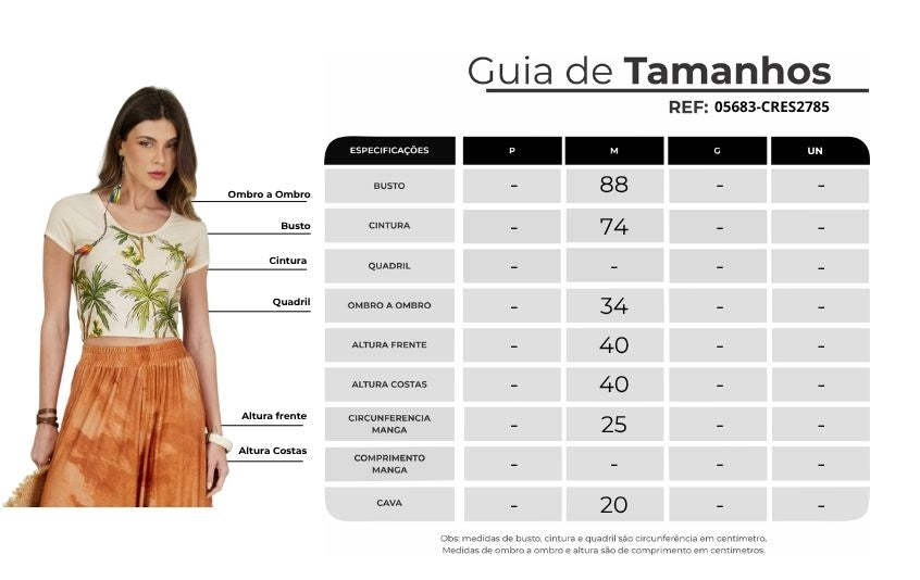 Blusa Cropped Bege Cocada Coleção Bahêa Yacamim Q2