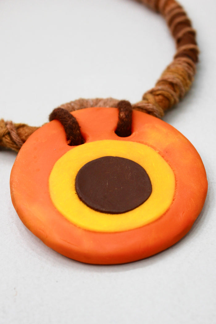 Colar Artesanal De Cordas Coloridas Yacamim #391