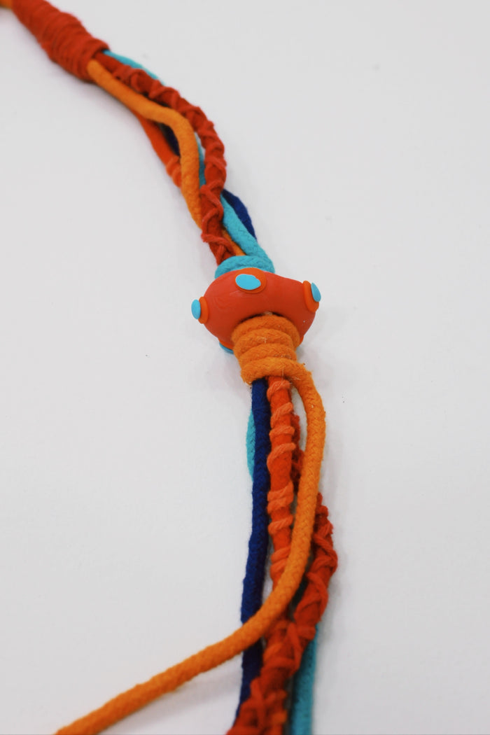 Colar Artesanal De Cordas Coloridas Yacamim #749