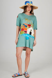 Camiseta I Wanna Go Back To Bahia Coleção Bahêa Yacamim Q3