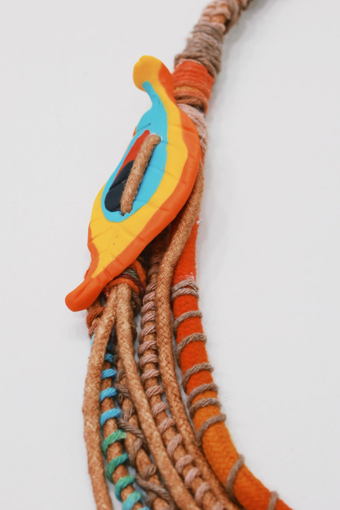 Colar Artesanal De Cordas Coloridas Yacamim #730