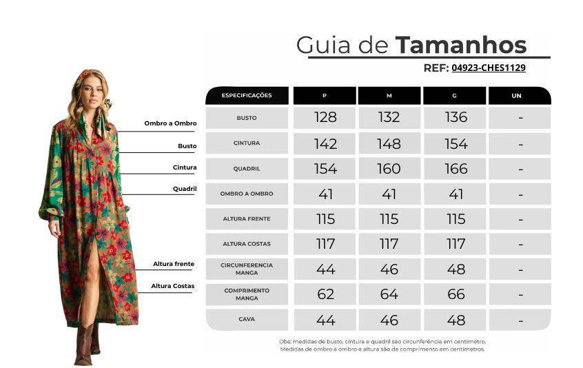 Chemise Longa Com Mangas Bufantes Verde Patchwork Yacamim M7