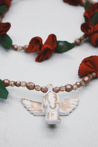 Colar Espírito Santo Flores Rosa Yacamim #500