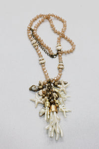 Colar Artesanal Com Mix De Pingentes Yacamim #629