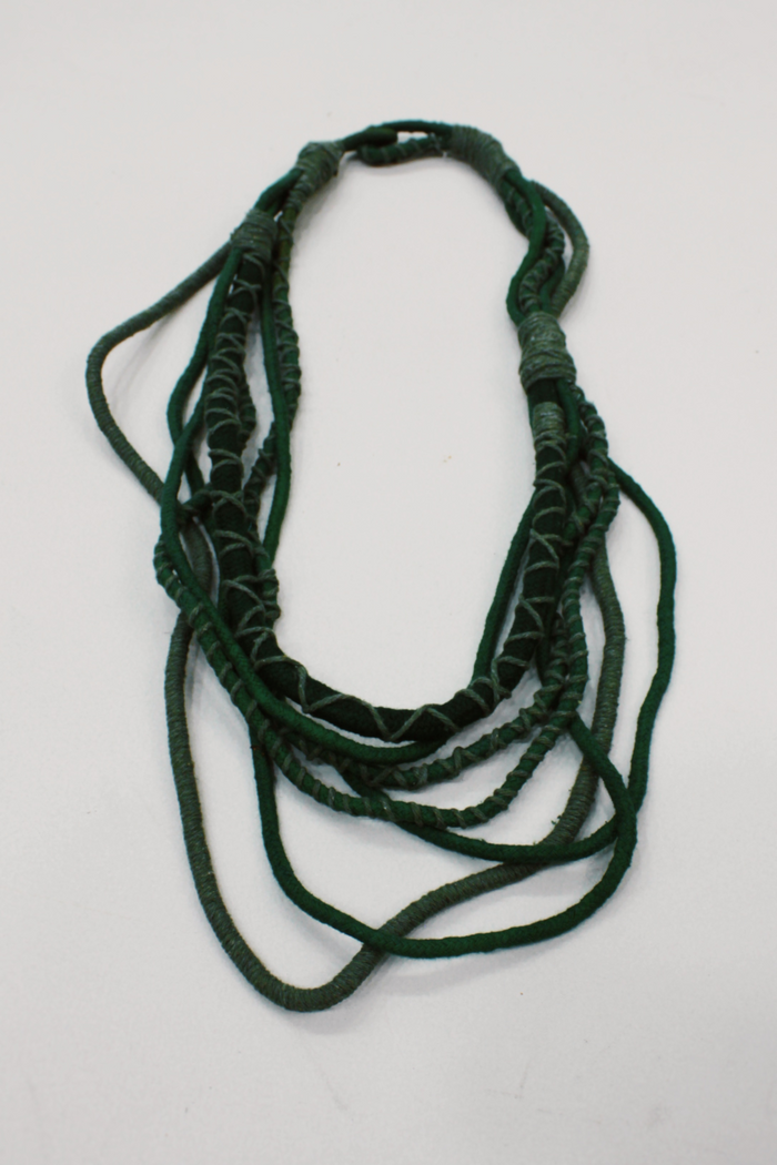 Colar Artesanal De Cordas Coloridas Yacamim #603