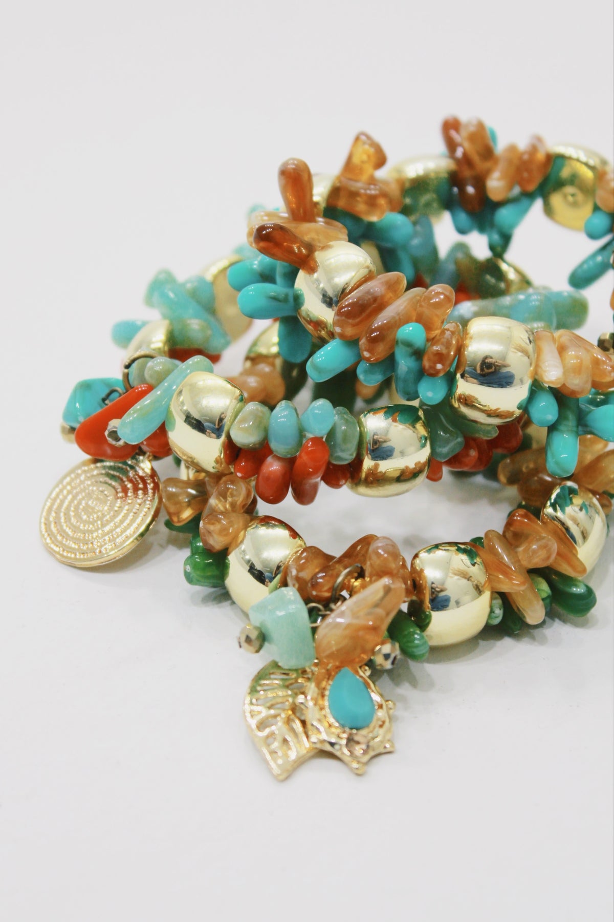 Kit De Pulseiras Com Mix De Pingentes Yacamim #707