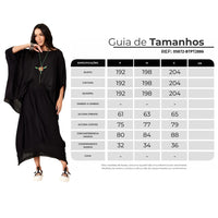 Bata Ampla Com Decote Ombro A Ombro Preto Yacamim B29