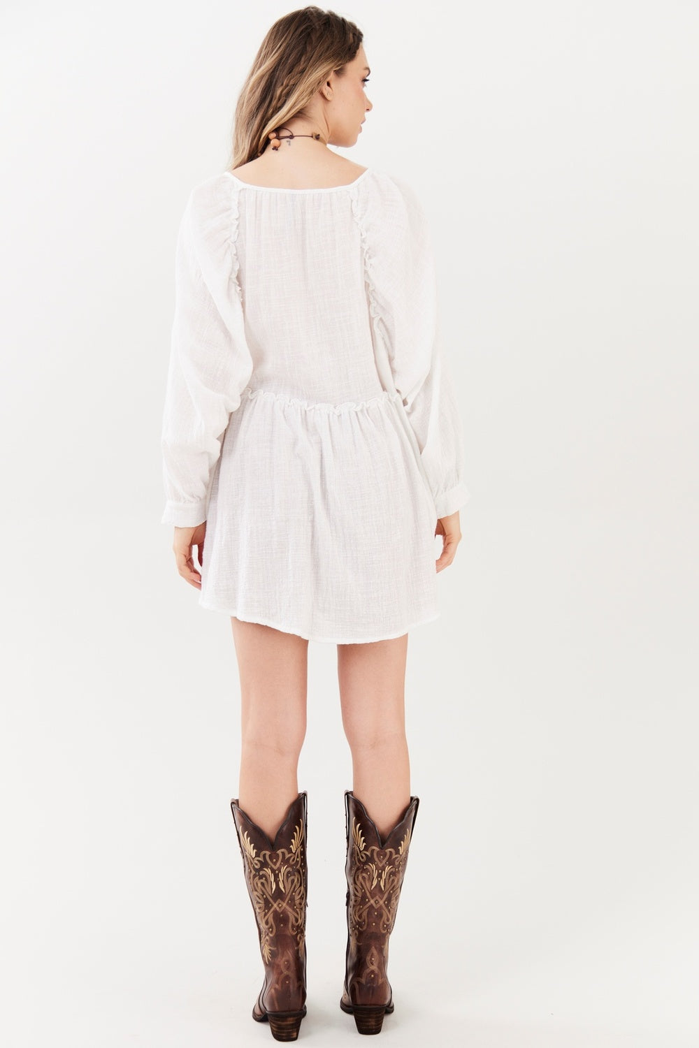 Camisa Gaze Marrakesh 100% Algodão Branco Yacamim A22