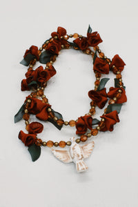 Colar Espírito Santo Flores Terracota Yacamim #590