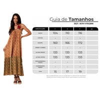 Vestido Midi Olinda 100% Algodão Marrom Patchwork Yacamim E20