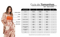 Camisa Ampla Bege Estampa Cashmere Yacamim A35