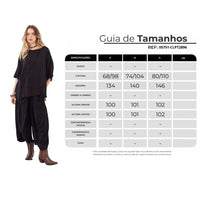 Calça Pantacourt Saruel Com Bolsões Preto Yacamim G7