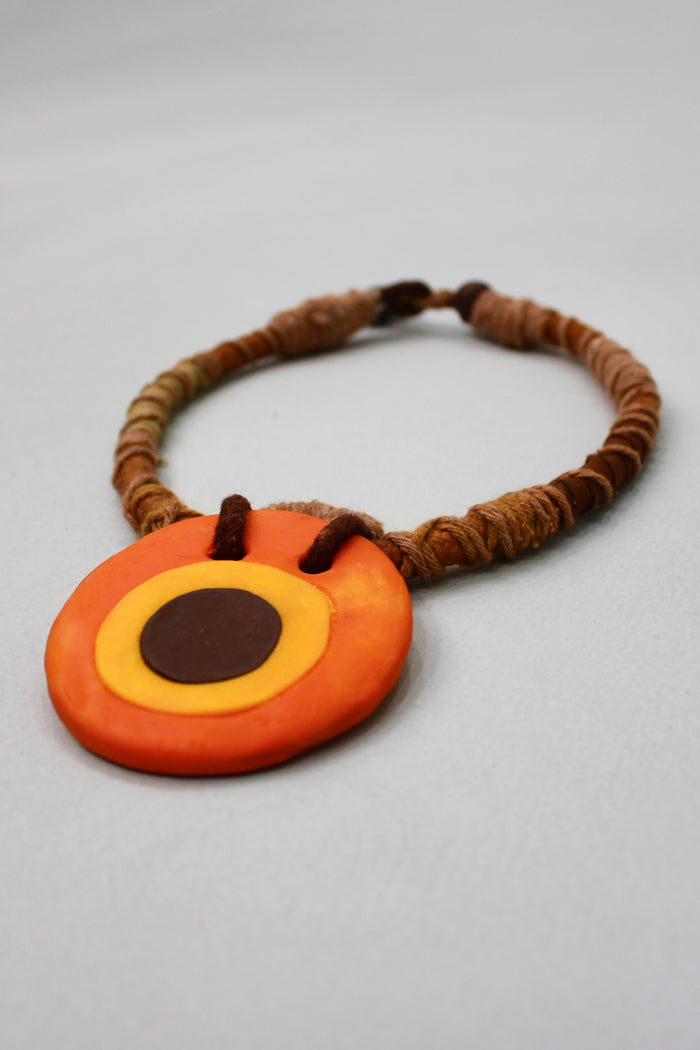 Colar Artesanal De Cordas Coloridas Yacamim #391