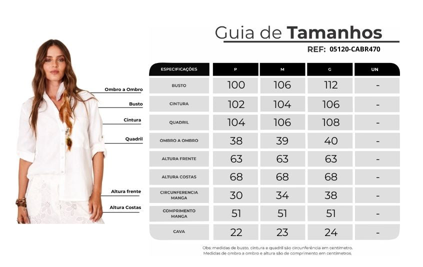 Camisa De Linho Branco Yacamim A34 Liso