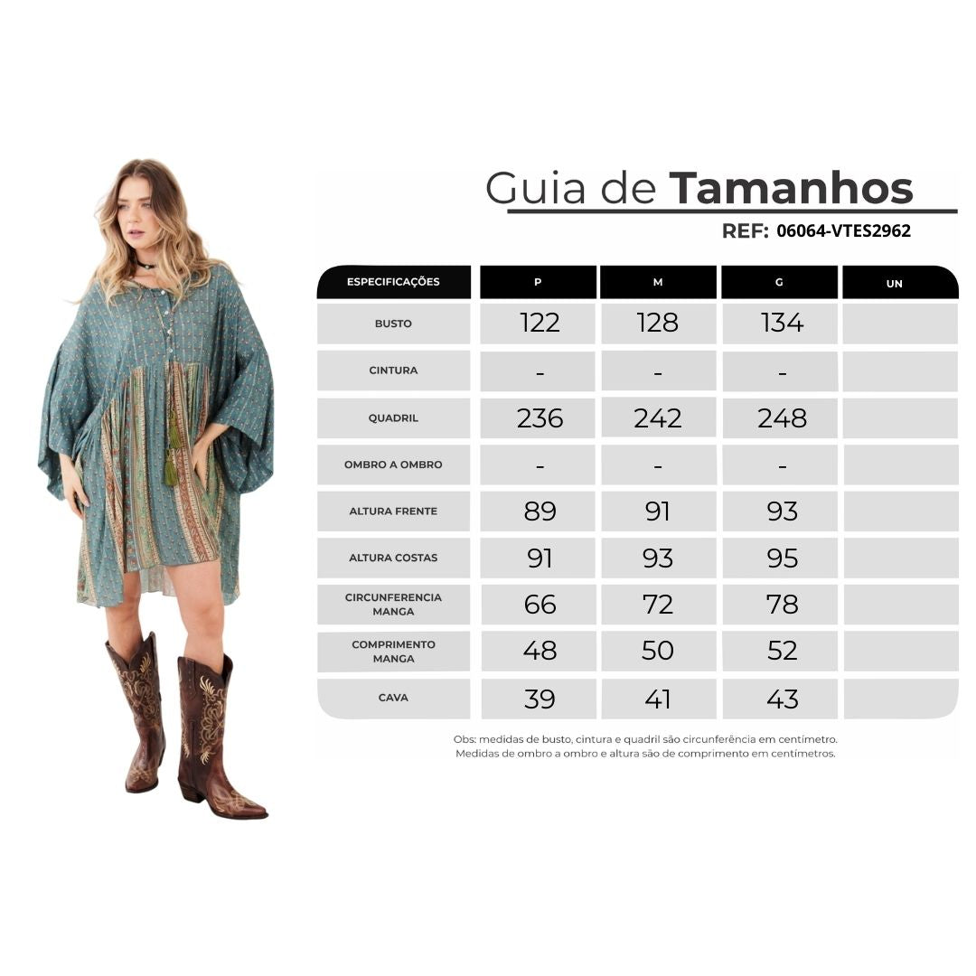 Vestido Curto Com Mangas Longas Yacamim E24