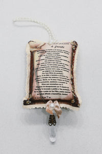 Almofadinha Perfumada Oração Maria Passa À Frente Yacamim #620