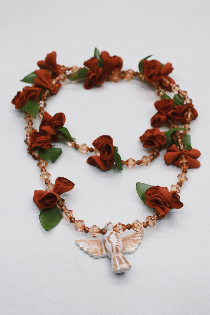 Colar Espírito Santo Flores Rosé Yacamim #503